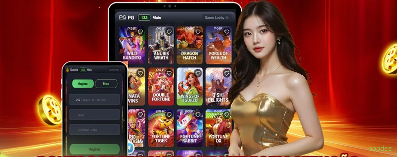 Configurações úteis dentro do app popdez
